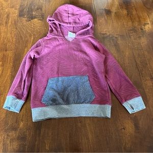 Size 4 Cotton on Kids maroon pullover hoodie